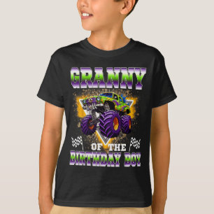 Oma van de Jarige Jongen Monstertruck Verjaardag T-shirt