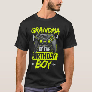 Oma van de jarige jongen videogamer bijpassend B T-shirt