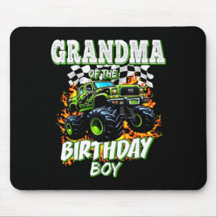 Oma van de Jarige Monstertruck Verjaardag Muismat