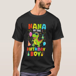Oma van de jarige T Rex RAWR Dinosaur Geboren T-shirt
