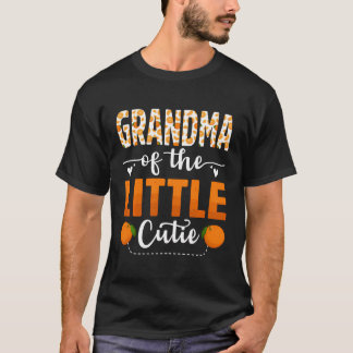 Oma van de kleine cutie Sinaasappel Clementine Bir T-shirt
