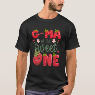 Oma van de lieve schat 1e verjaardag Aardbeienlief T-shirt