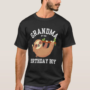 Oma van de luiaardjongen verjaardagsfeestje voor k t-shirt