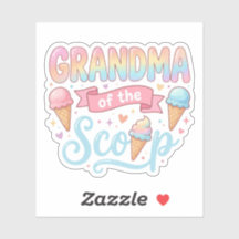 Oma van de schep ijs gender reveal
