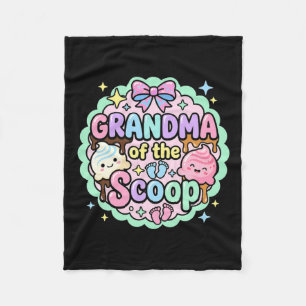 Oma van de Schep Ijsje Geslacht Reveal Baby Fleece Deken
