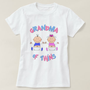 Oma van de Twin Babies T-shirt