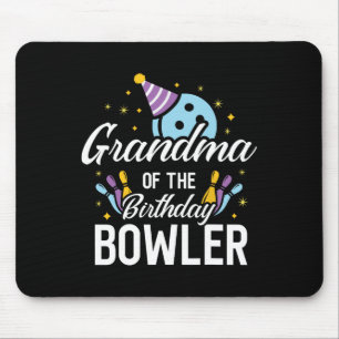 Oma van de verjaardag bowler bowling party wedstri muismat