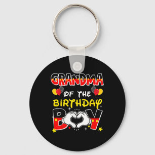 Oma van de verjaardag Boy Family Party Decor Mat Sleutelhanger