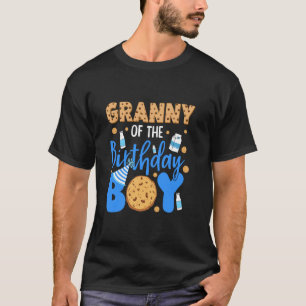 Oma van de verjaardagsjongen Koekjes en melk Verja T-shirt