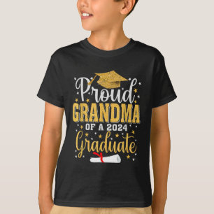 Oma van een 2024 Afstuderen voor familie Afstudere T-shirt