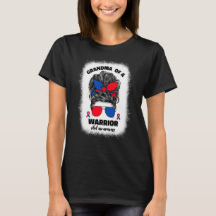 Oma van een Warrior CHD Congenital Heart Defect A T-shirt