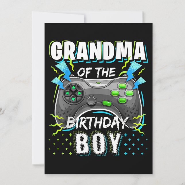 Oma van het Birthday Boy Matching Video Game (Voorkant)