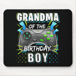 Oma van het Birthday Boy Matching Video Game Muismat