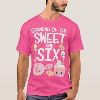 Oma van het thema Sweet & Si Snoep Birthday Don T-shirt