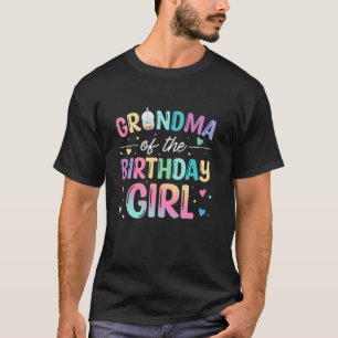 Oma van het verjaardagsmeisje Bubble Boba Tea Part T-shirt
