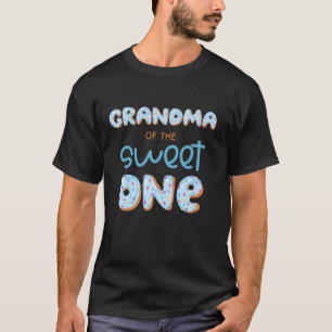 Oma van The Sweet One Donut Boy 1st Birthday Pa T-shirt