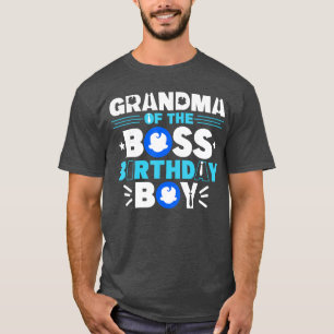 Oma vanhe Baas Verjaardag Jongen Baby Decor Famili T-shirt