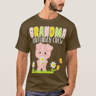 Oma varken verjaardags crew verjaardagsjongen meis t-shirt