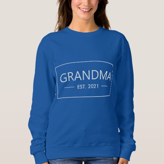 Oma Vastgestelde datum Sweatshirt (Voorkant)