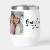 Oma Vastgestelde Zwarte Script Foto (Voorkant)