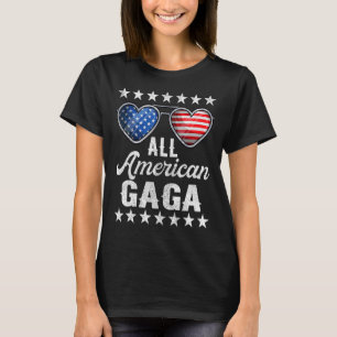 Oma Vierde juli Vrouwen Alle Amerikaanse Gaga T-shirt