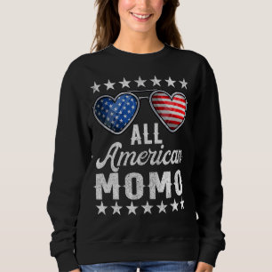 Oma Vierde juli Vrouwen Alle Amerikaanse Momo Trui