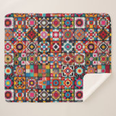 Oma Vierkant Haakpatroon Deken Print (Voorkant (horizontaal))