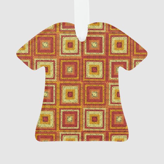 Oma vierkant patroon ornament (achterkant)