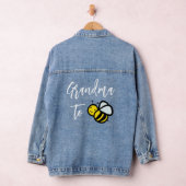 Oma voor de Bee Baby Shower Bruiloft  Denim Jacket (Hangar)