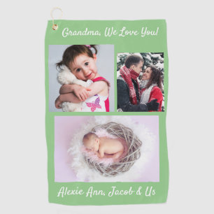 Oma, we houden van je! DIY Berichten en foto's, Wi Golfhanddoek