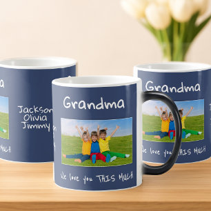 Oma We houden zoveel van je Foto Kerstcadeau Magische Mok