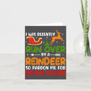 Oma werd met Kerstmis overreden door een rendier d Kaart