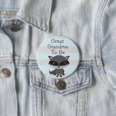 Oma wordt Button Raccoon Woodlands Thema (In situ)