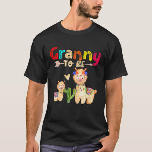 Oma Wordt Lama Baby Borrel Oma T-shirt