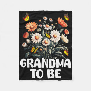 Oma Wordt, Nieuwe Baby Zwangerschap Aankondiging O Fleece Deken