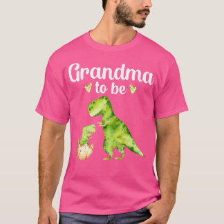 Oma wordt T-Rex dinosaurus Baby shower T-shirt