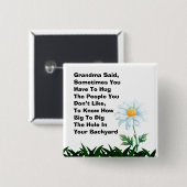 Oma zei Button (Voorkant /achterkant)