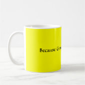 Oma zei dat ik dat kon. koffiemok (Links)