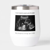 Oma zwangerschapsaankondiging echografie foto (Voorkant)