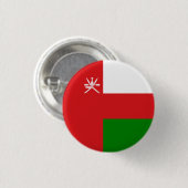 Omaanse vlag, vlag van Oman Ronde Button 3,2 Cm (Voorkant /achterkant)