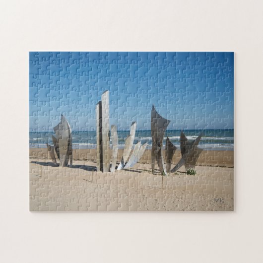 Omaha Beach Memorial Normandy France Puzzle Legpuzzel (Horizontaal)