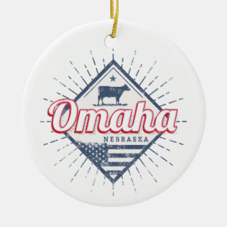 Omaha City Nebraska Verenigde Staten  Verenigde St Keramisch Ornament