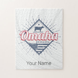 Omaha City Nebraska Verenigde Staten  Verenigde St Legpuzzel