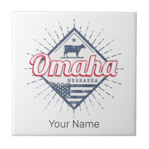 Omaha City Nebraska Verenigde Staten Verenigde St Tegeltje