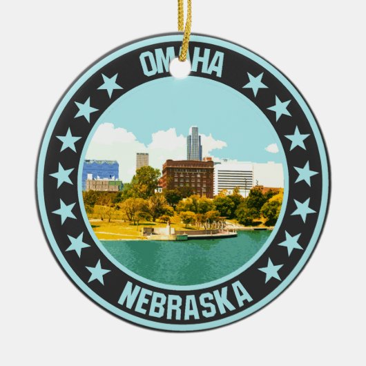 Omaha Keramisch Ornament (Voorkant)