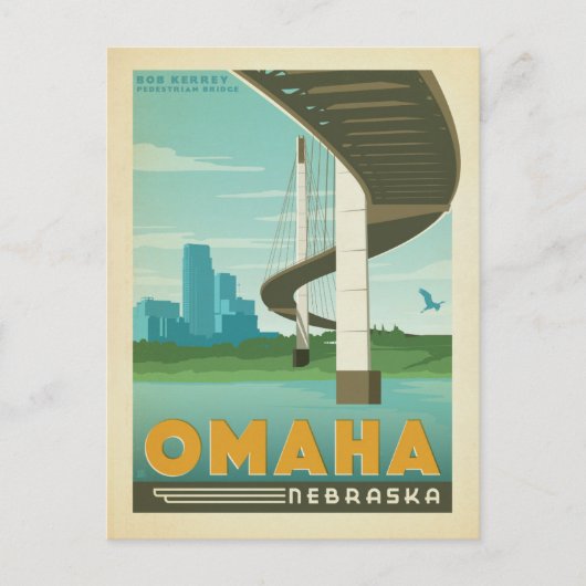 Omaha, NB Briefkaart (Voorkant)