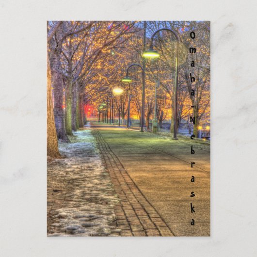Omaha Nebraksa Briefkaart (Voorkant)