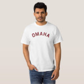 Omaha, Nebraska  Arch T-shirt (Voorkant volledig)