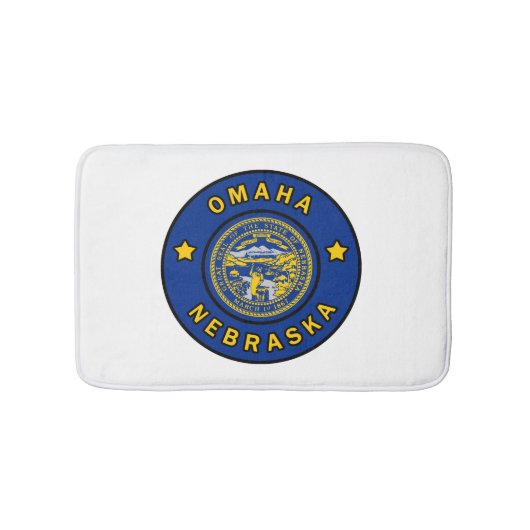 Omaha Nebraska Badmat (Voorkant)