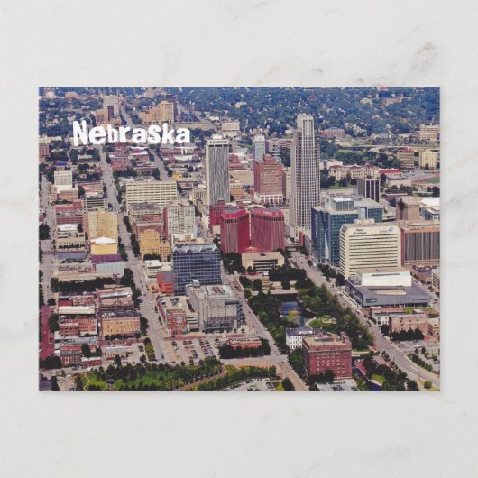 Omaha, Nebraska Briefkaart (Voorkant)